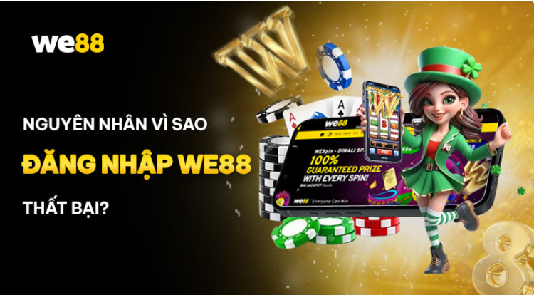 Một số nguyên nhân đăng nhập WE88 thất bại